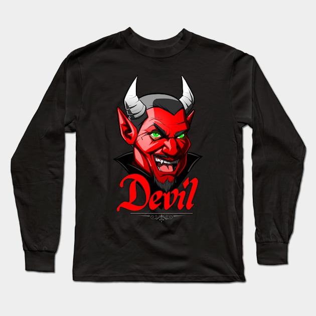 Devil Long Sleeve T-Shirt by Canache Shop